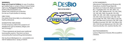 Dsrt0279 Perfect Sleep 90ct 1 16 19